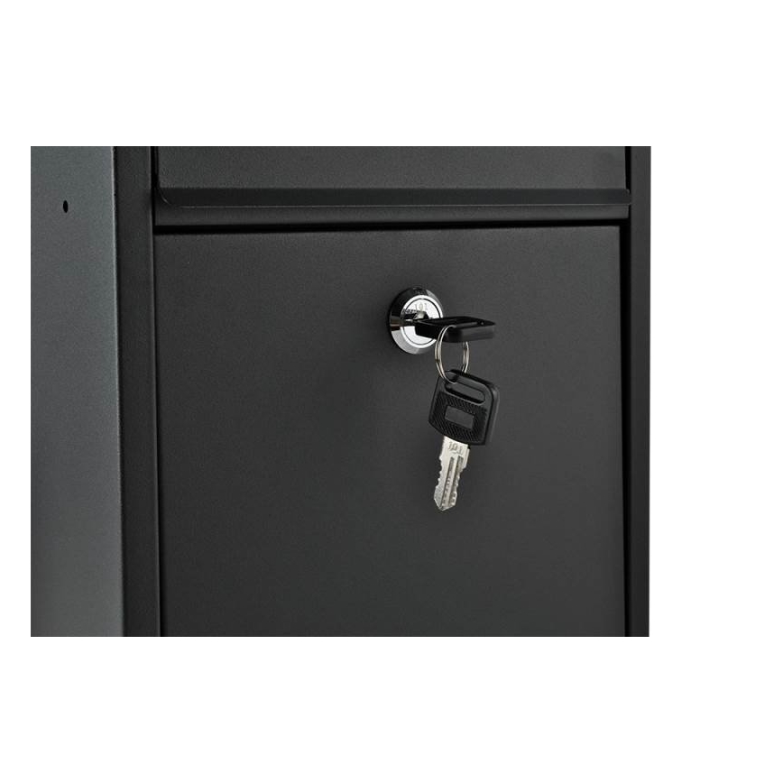 Postilaatikko 21,7 x 32 cm, musta