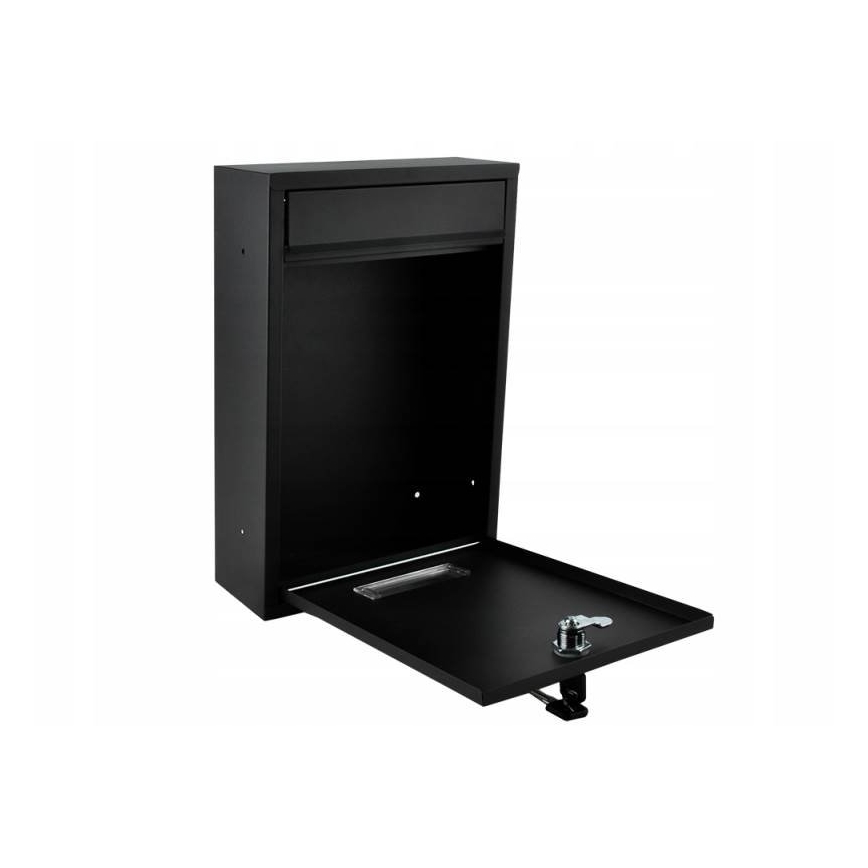 Postilaatikko 21,7 x 32 cm, musta