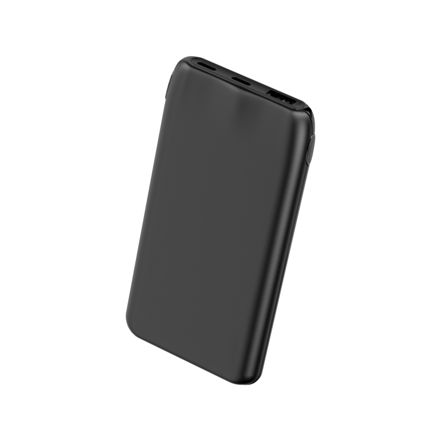 Power Bank 10000 mAh 10W Power Delivery 2xUSB-C + 1xUSB-A musta