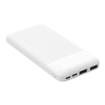 Power Bank 10000 mAh 3,7V valkoinen