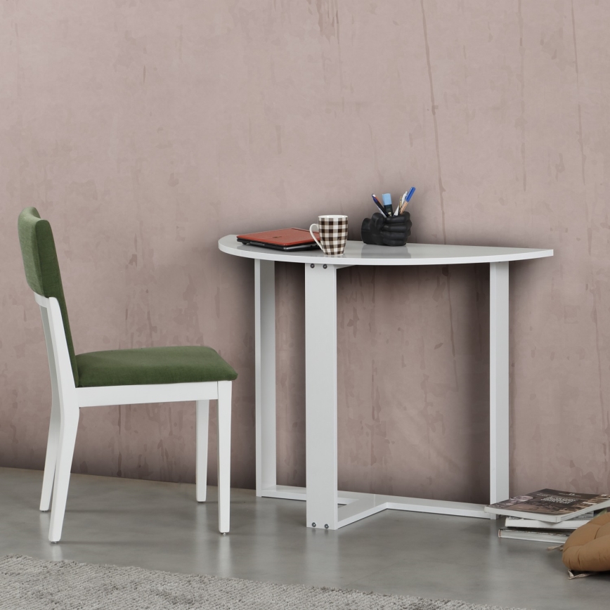 Pöytä MIDDLE 77x106 cm valkoinen