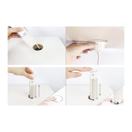 Pöytään asennettava pistorivipylväs, 3×230 V