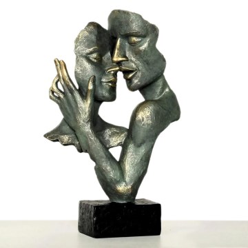 Pöytäkoriste 31,5 x 9,5 x 19 cm, hartsi/patina