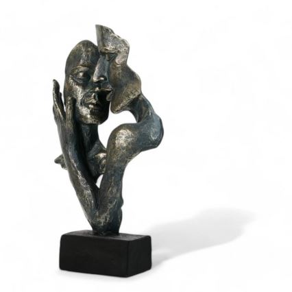 Pöytäkoriste 31,5 x 9,5 x 19 cm, hartsi/patina