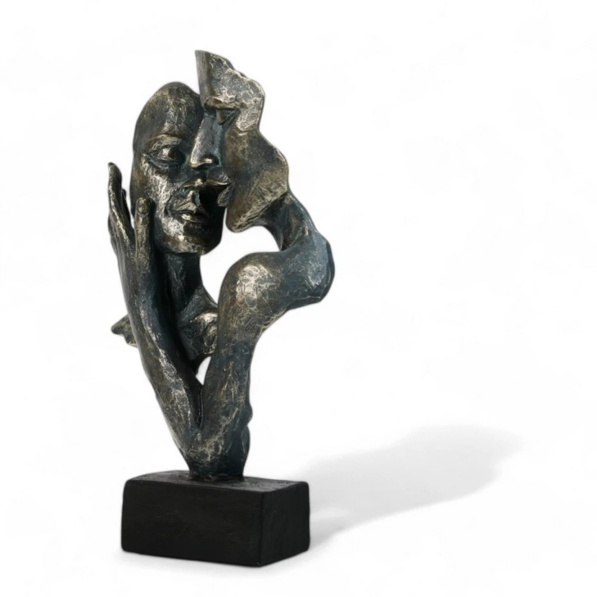 Pöytäkoriste 31,5 x 9,5 x 19 cm, hartsi/patina
