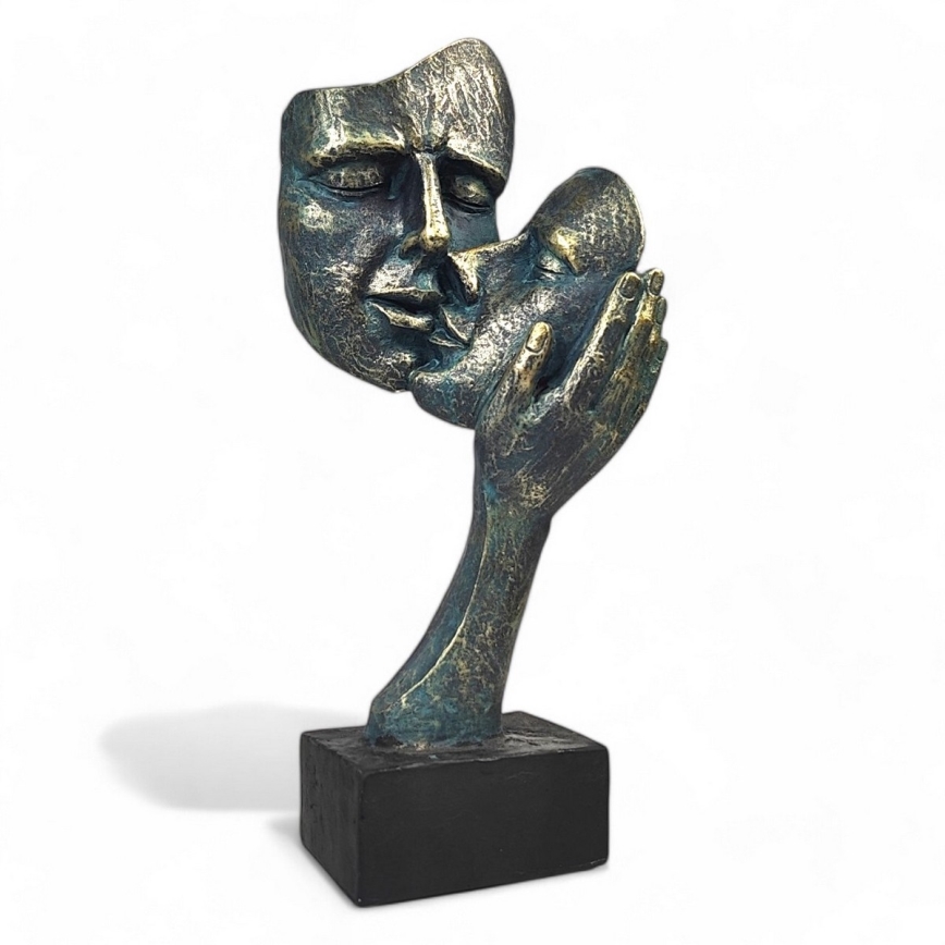 Pöytäkoriste 35x22x13 cm hartsi/patina