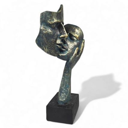 Pöytäkoriste 35x22x13 cm hartsi/patina