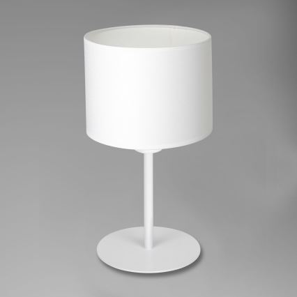 Pöytälamppu ARDEN 1xE27/60W/230V d. 18 cm valkoinen