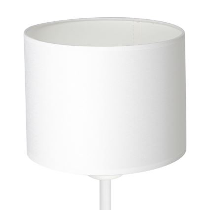 Pöytälamppu ARDEN 1xE27/60W/230V d. 18 cm valkoinen