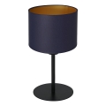 Pöytälamppu ARDEN 1xE27/60W/230V d. 18 cm violette/kulta