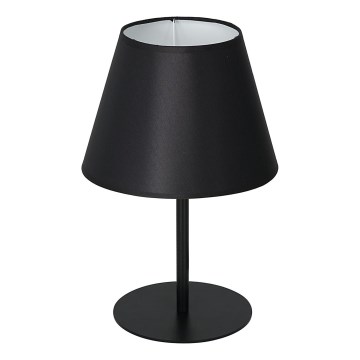 Pöytälamppu ARDEN 1xE27/60W/230V d. 20 cm musta/valkoinen