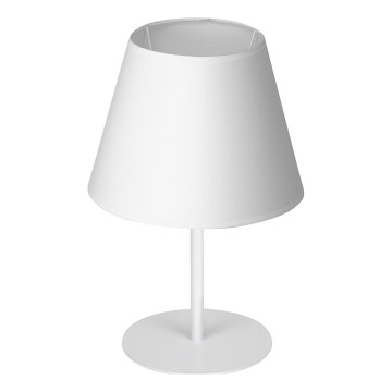 Pöytälamppu ARDEN 1xE27/60W/230V d. 20 cm valkoinen