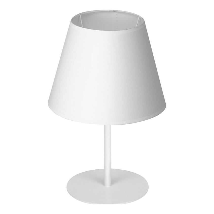 Pöytälamppu ARDEN 1xE27/60W/230V d. 20 cm valkoinen