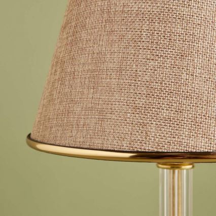 Pöytälamppu AYD 1xE27/40W/230V beige/kultainen