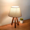 Pöytälamppu AYD 1xE27/40W/230V ruskea/beige