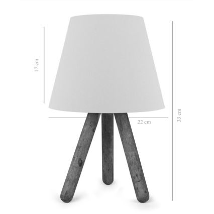 Pöytälamppu AYD 1xE27/60W/230V beige