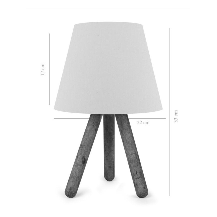 Pöytälamppu AYD 1xE27/60W/230V beige