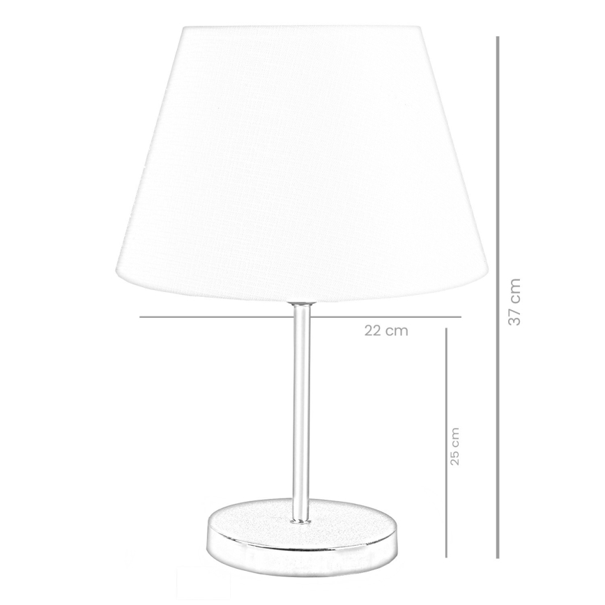 Pöytälamppu AYD 1xE27/60W/230V valkoinen/kulta