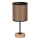 Pöytälamppu BENITA 1xE27/60W/230V 30 cm ruskea/tammi