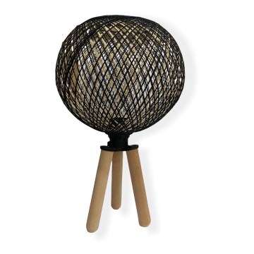 Pöytälamppu JUTE 1xE27/60W/230V