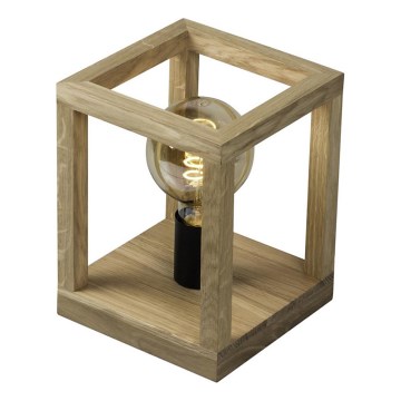 Pöytälamppu KAGO 1xE27/60W/230V mattapintainen tammi