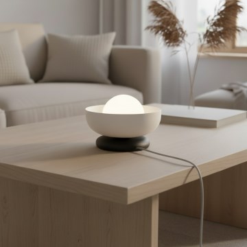 Pöytälamppu OZZY 1xG9/8W/230V harmaa