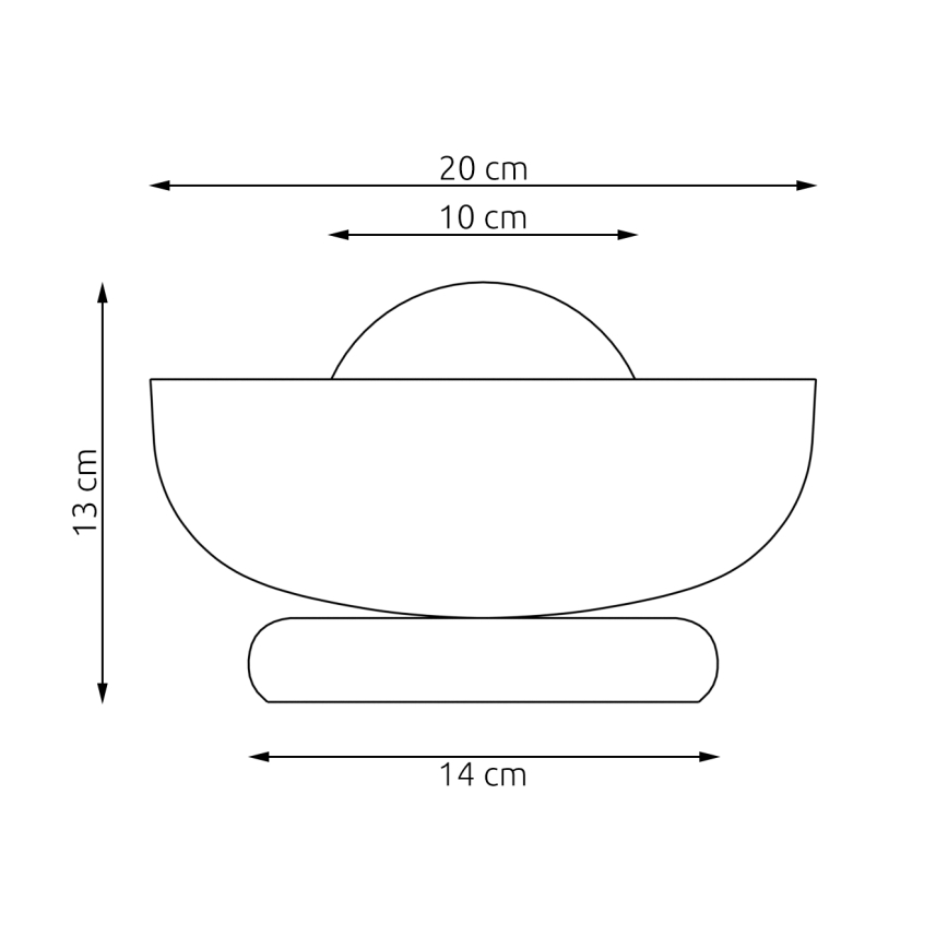 Pöytälamppu OZZY 1xG9/8W/230V musta