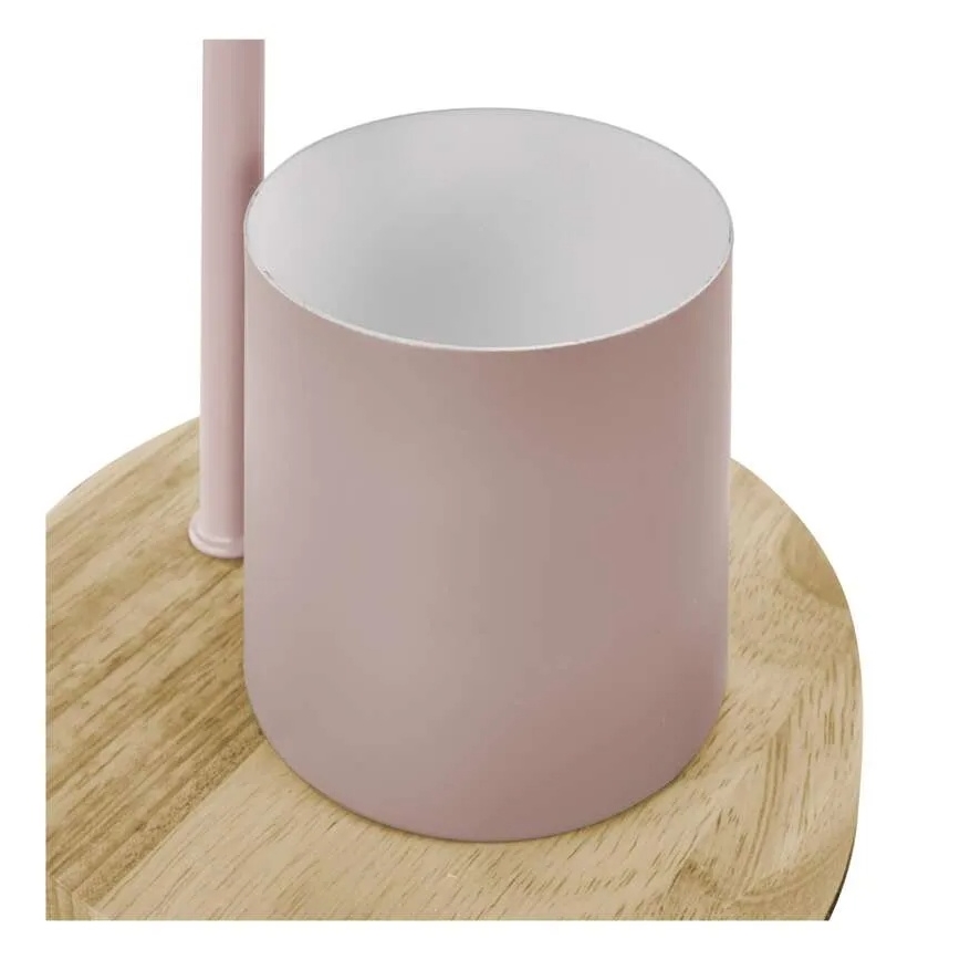 Pöytälamppu POPPY 1xE27/25W/230V vaaleanpunainen