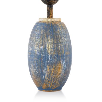 Pöytälamppu RAMZES 1xE27/40W/230V kerma/sininen