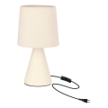 Pöytälamppu SATTI 1xE14/40W/230V kermanvärinen