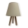 Pöytälamppu WOOD 1xE27/60W/230V beige