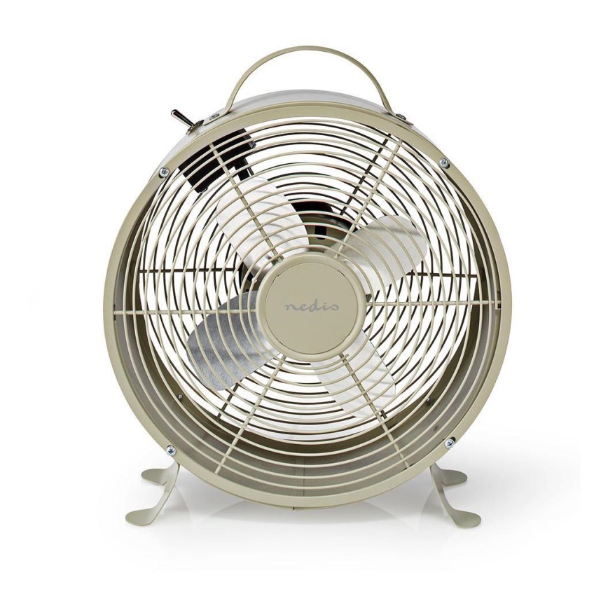Pöytätuuletin RETRO 20W/230V harmaa ø25 cm