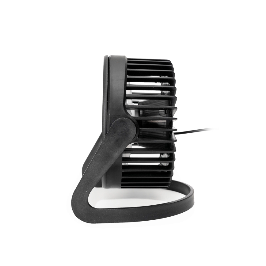 Pöytätuuletin USB halkaisija 15 cm musta