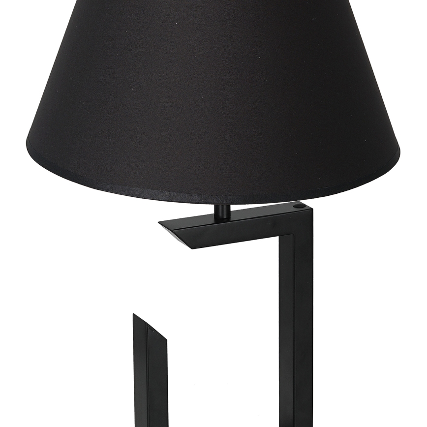 Pöytävalaisin 1xE27/60W/230V 45 cm musta/kultainen
