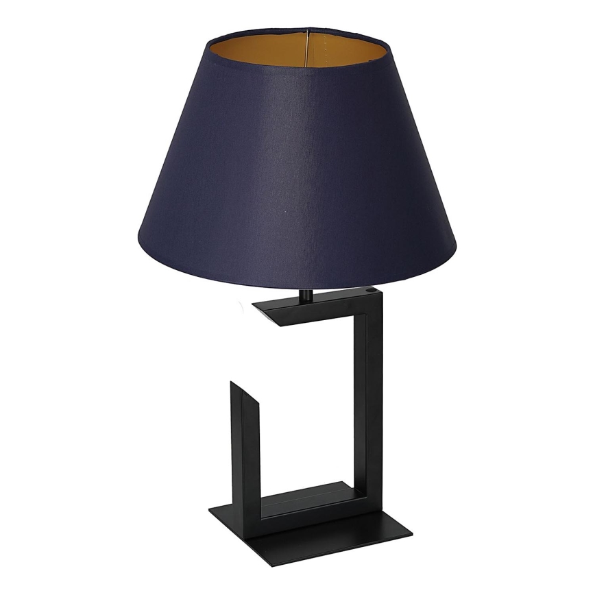 Pöytävalaisin 1xE27/60W/230V 45 cm sininen/kulta