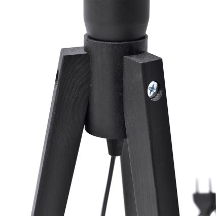 Pöytävalaisin ALBA 1xE27/15W/230V kerma/mänty