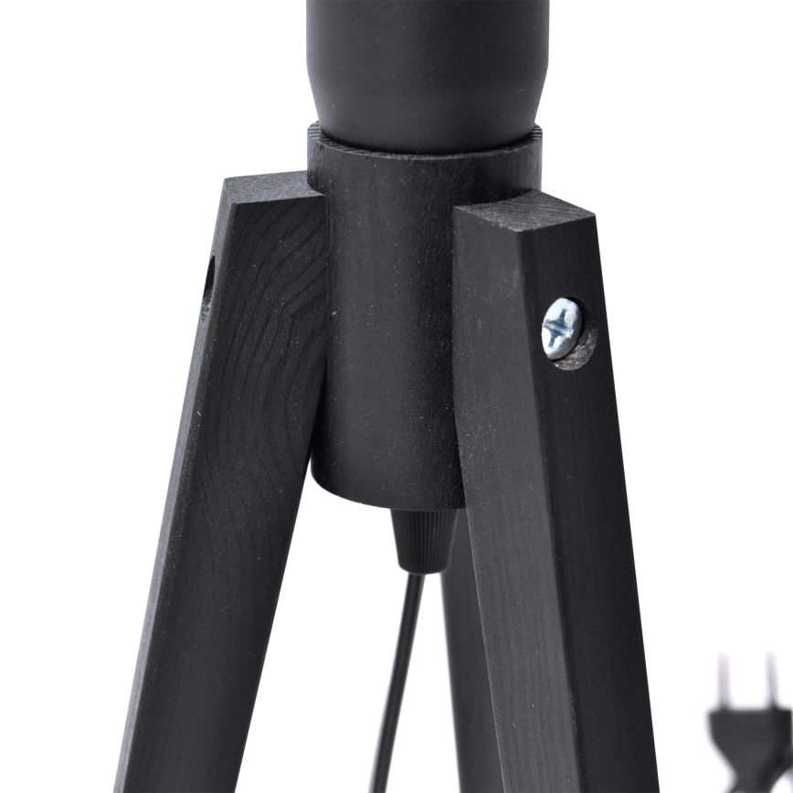 Pöytävalaisin ALBA 1xE27/15W/230V kerma/mänty