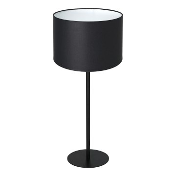 Pöytävalaisin ARDEN 1xE27/60W/230V d. 25 cm musta/valkoinen