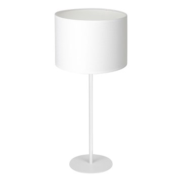 Pöytävalaisin ARDEN 1xE27/60W/230V d. 25 cm valkoinen