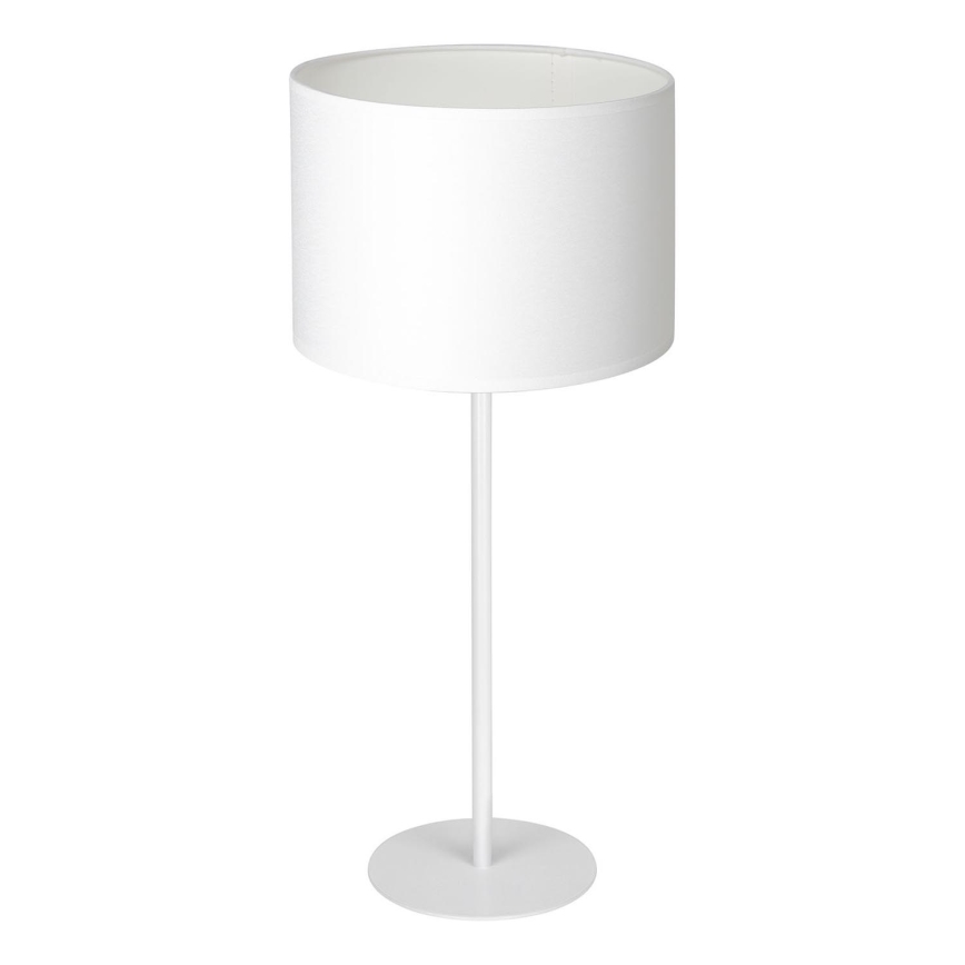 Pöytävalaisin ARDEN 1xE27/60W/230V d. 25 cm valkoinen