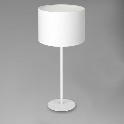 Pöytävalaisin ARDEN 1xE27/60W/230V d. 25 cm valkoinen