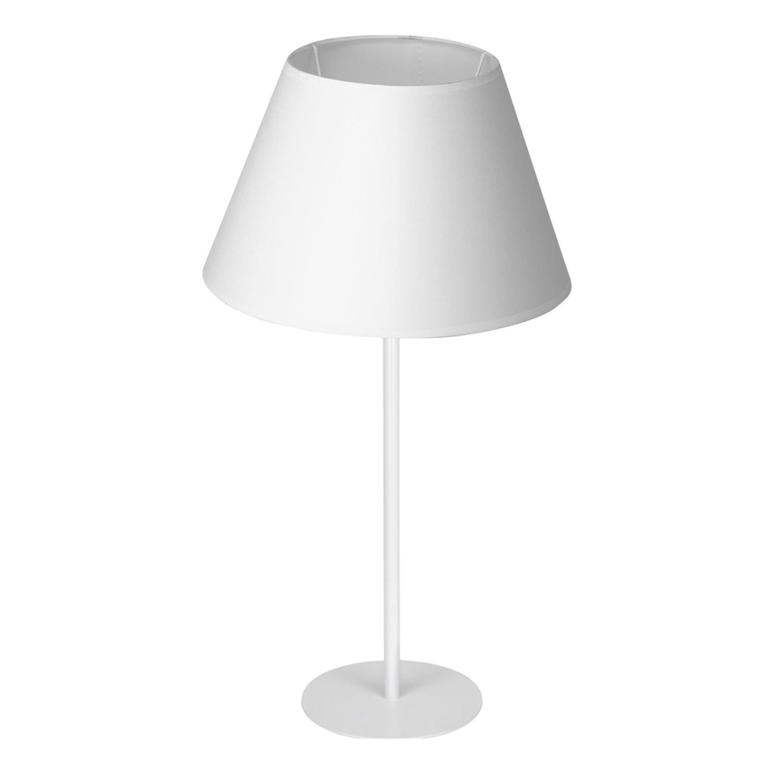 Pöytävalaisin ARDEN 1xE27/60W/230V d. 30 cm valkoinen