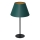 Pöytävalaisin ARDEN 1xE27/60W/230V d. 30 cm vihreä/kulta