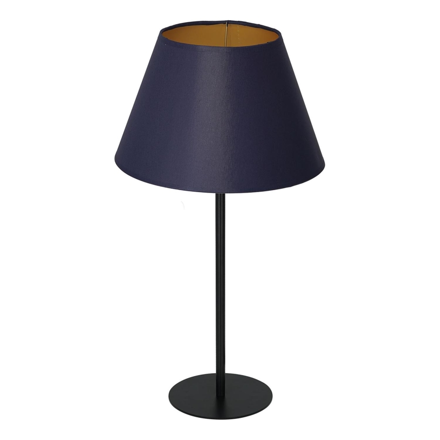 Pöytävalaisin ARDEN 1xE27/60W/230V d. 30 cm violetti/kulta