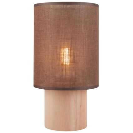 Pöytävalaisin ARI TABLE 1xE27/60W/230V ruskea/pyökki