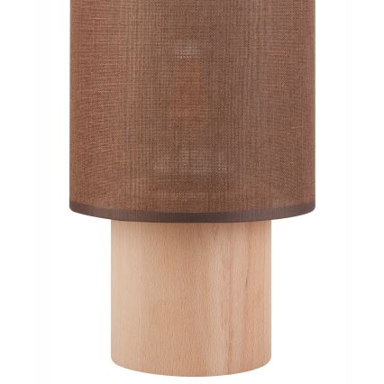 Pöytävalaisin ARI TABLE 1xE27/60W/230V ruskea/pyökki