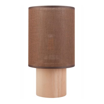Pöytävalaisin ARI TABLE 1xE27/60W/230V ruskea/pyökki