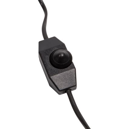 Pöytävalaisin ASEL 1xE27/25W/230V marmori harmaa/ruskea