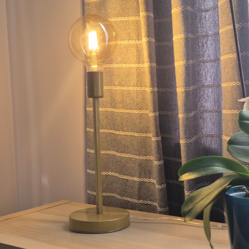 Pöytävalaisin ASTRID 1xE27/60W/230V kulta