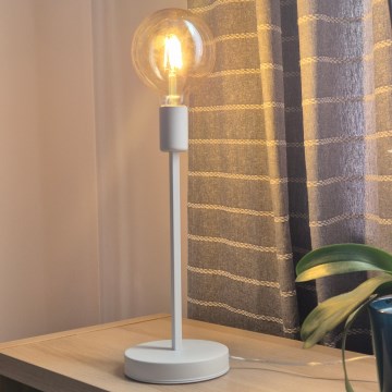 Pöytävalaisin ASTRID 1xE27/60W/230V valkoinen